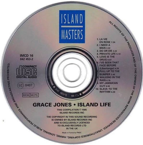 Grace Jones Island Life Cd2