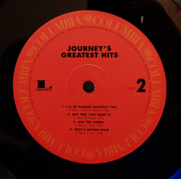 Journey Greatest Hits vinilo4