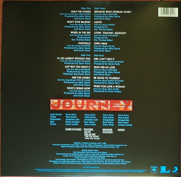 Journey Greatest Hits vinilo2