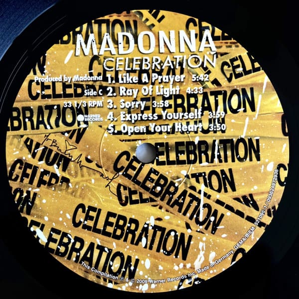 Madonna Celebration Vinilo5