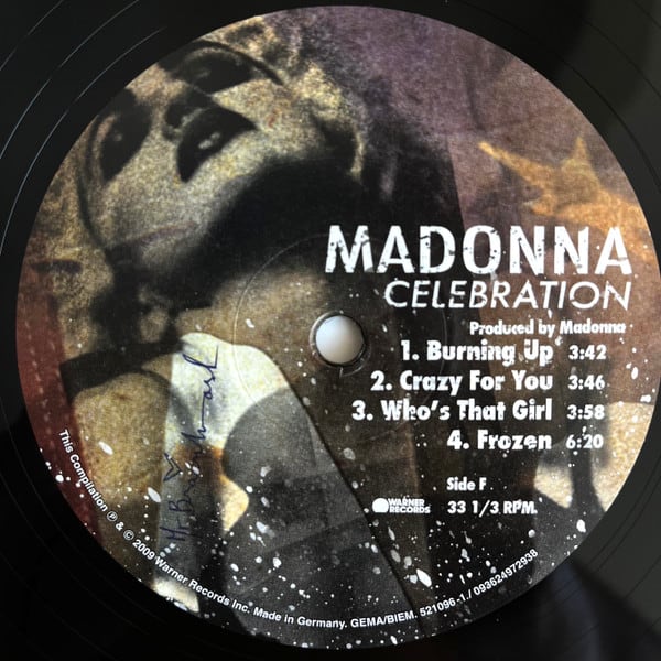 Madonna Celebration Vinilo8