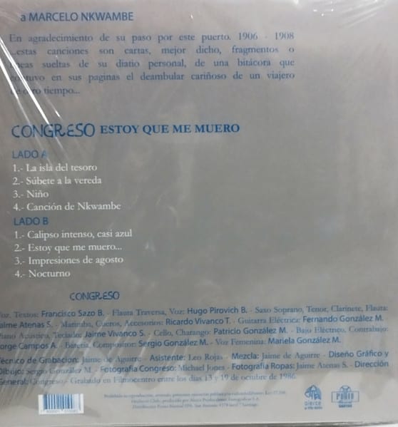 Congreso Estoy Que Me Muero... Vinilo1