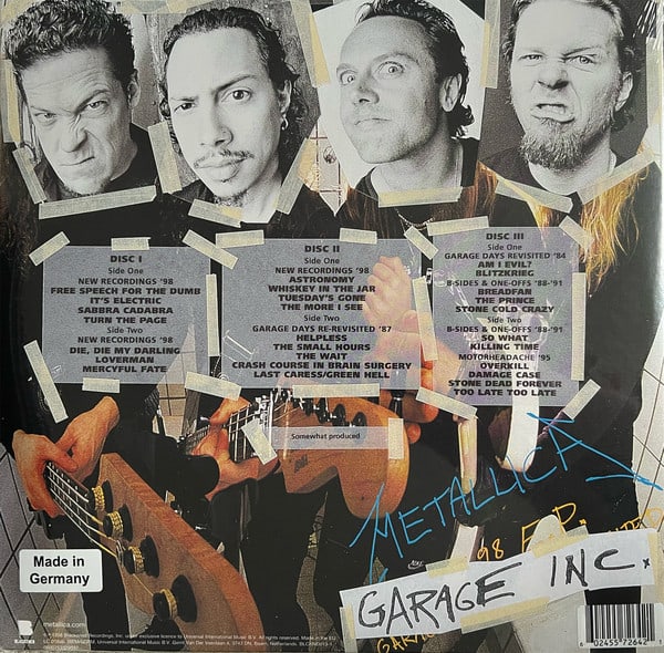 Metallica Garage Inc. Vinyl3