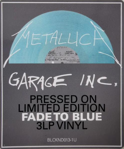Metallica Garage Inc. Vinyl2