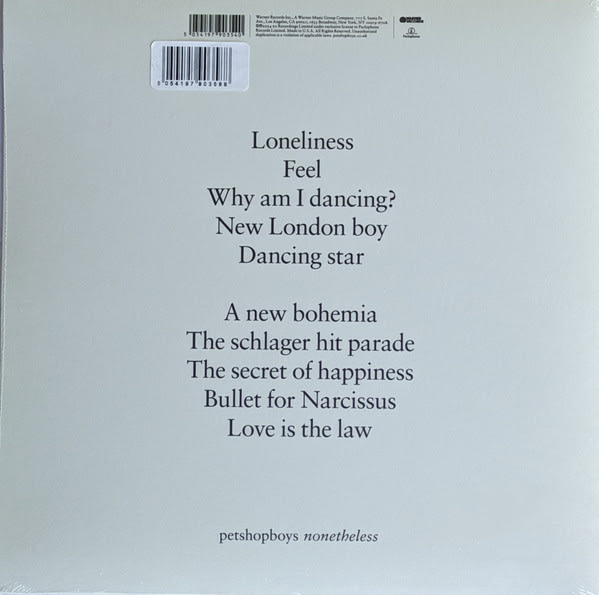 Pet Shop Boys Nonetheless Vinilo2