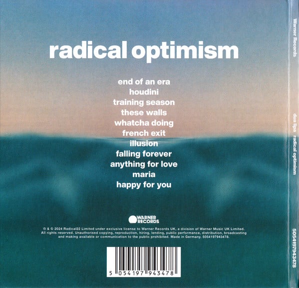 Cd Dua Lipa Radical Optimism4