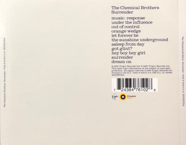 The Chemical Brothers Surrender Cd2