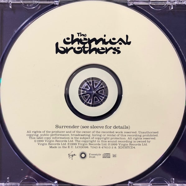 The Chemical Brothers Surrender Cd3