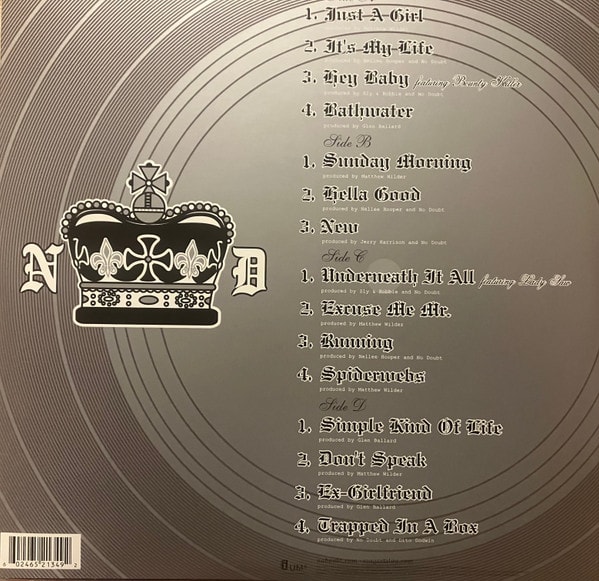 No Doubt The Singles 1992-2003 Vinilo3