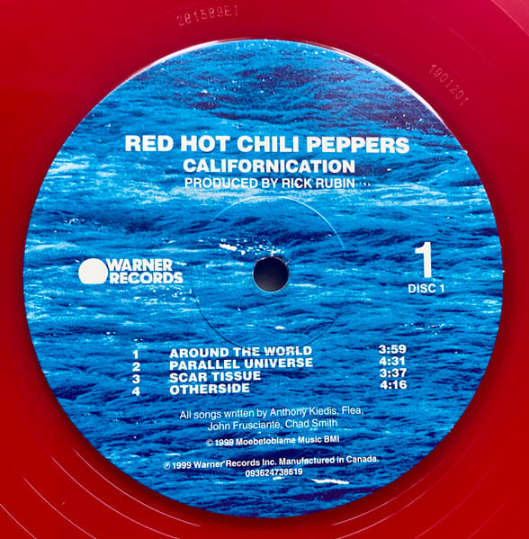 Red Hot Chili Peppers Californication (colorido) Vinilo6