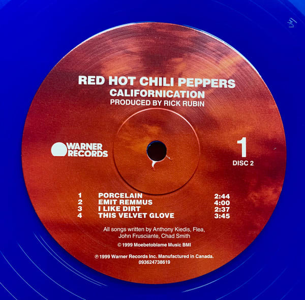 Red Hot Chili Peppers Californication (colorido) Vinilo4