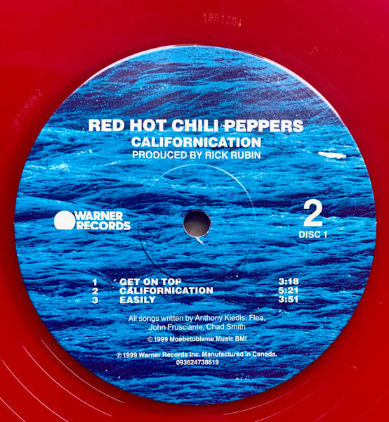 Red Hot Chili Peppers Californication (colorido) Vinilo7