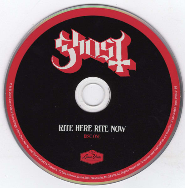 Ghost Rite Here Rite Now Cd3
