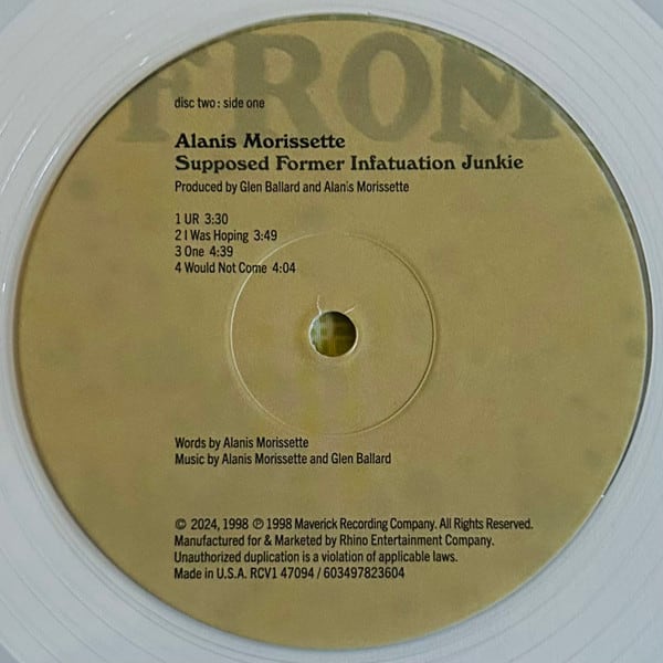 Alanis Morissette Supposed Former Infatuation Junkie Vinilo6