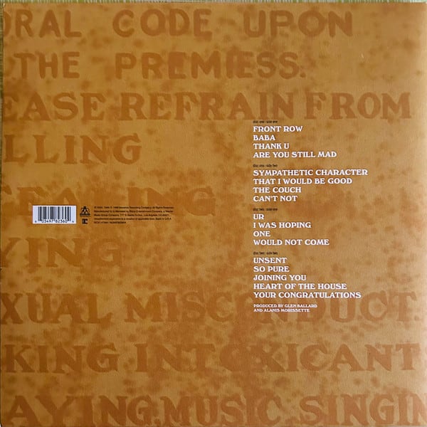 Alanis Morissette Supposed Former Infatuation Junkie Vinilo2
