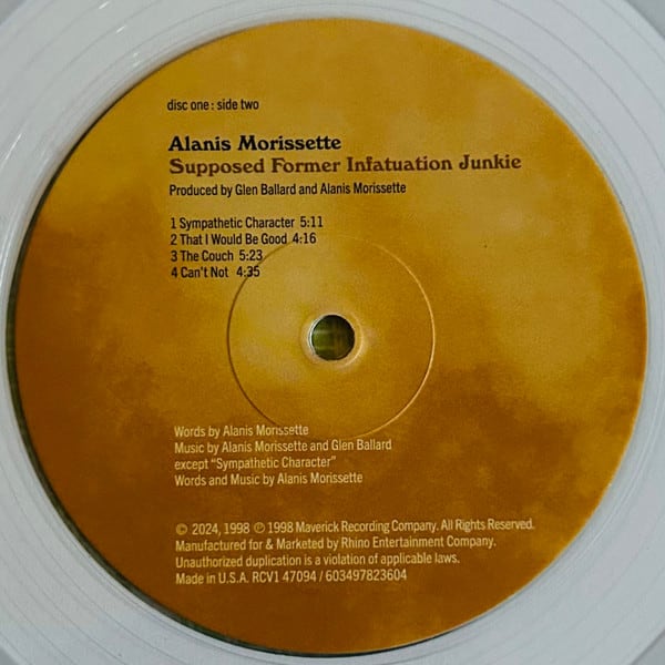 Alanis Morissette Supposed Former Infatuation Junkie Vinilo4