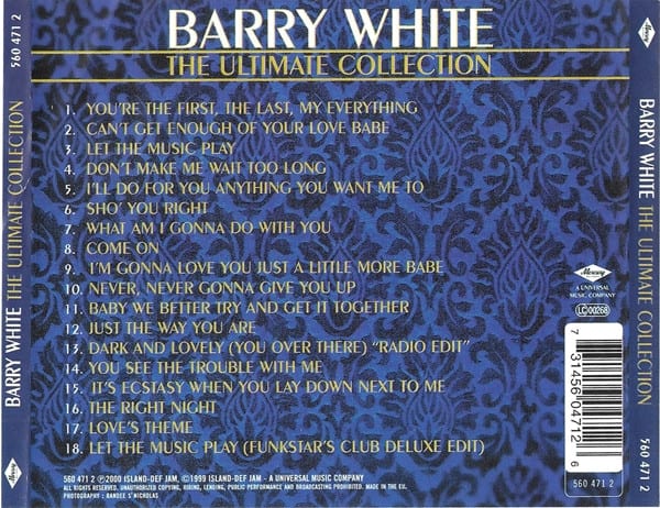 Barry White The Ultimate Collection Cd2