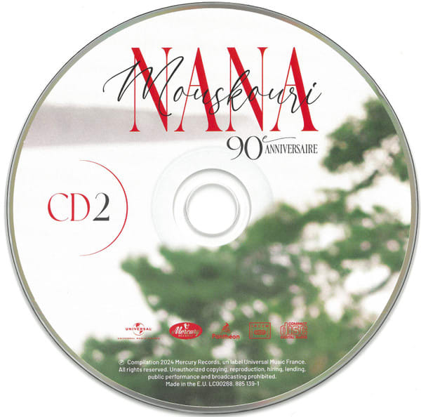 Nana Mouskouri 90e anniversaire Cd4