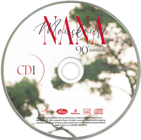 Nana Mouskouri 90e anniversaire Cd3