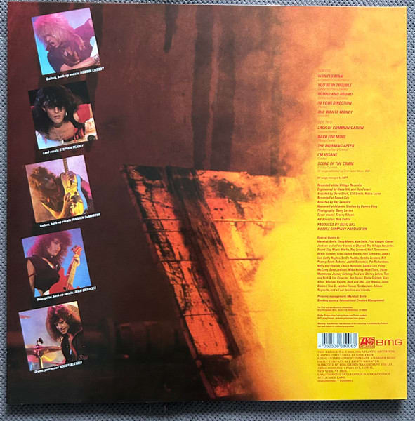 Ratt Out Of The Cellar Vinilo3