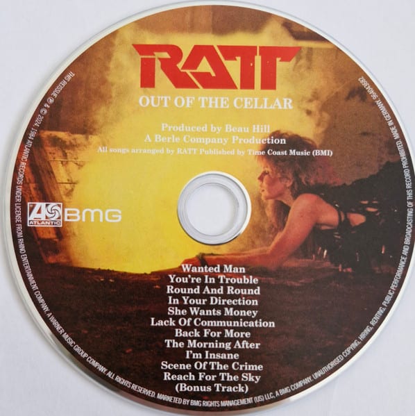 Ratt Out of The Cellar Cd1