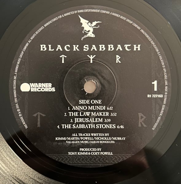 Black Sabbath Tyr Vinilo3