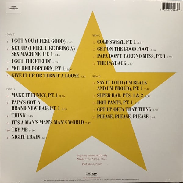 James Brown 20 All Time Greatest Hits! Vinilo1