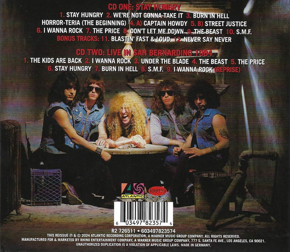 Cd Twisted Sister Stay Hungry2