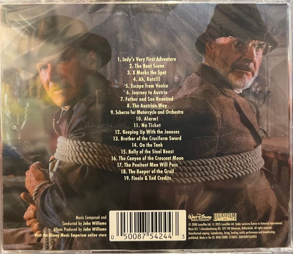 John Williams Indiana Jones and the Last Crusade Cd2