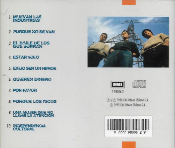 Los Prisioneros Pateando Piedras Cd3