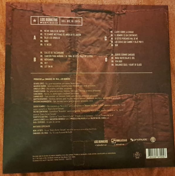 Los Bunkers MTV Unplugged Vinilo1