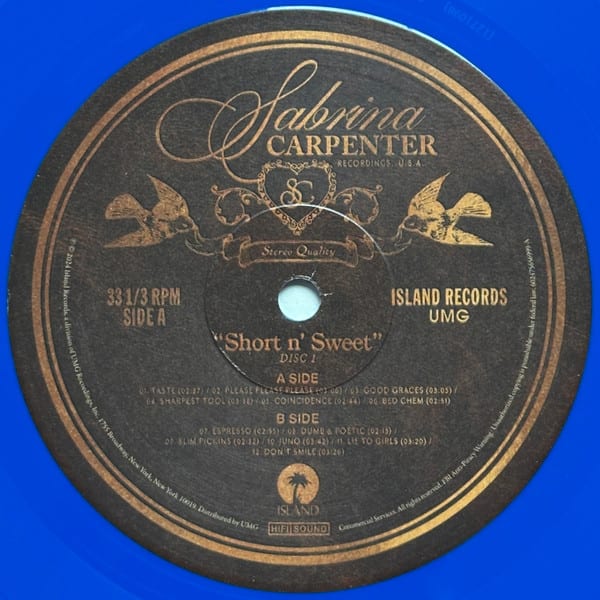 Sabrina Carpenter Short N' Sweet (Deluxe) Vinilo3