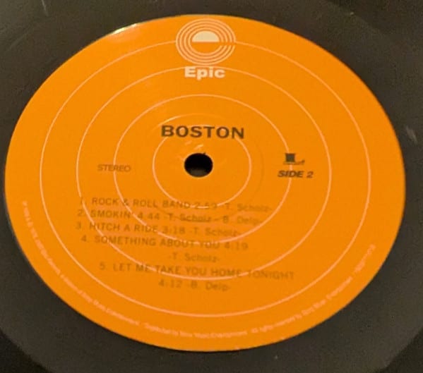 BOSTON BOSTON (150G/DL INSERT) Vinilo4