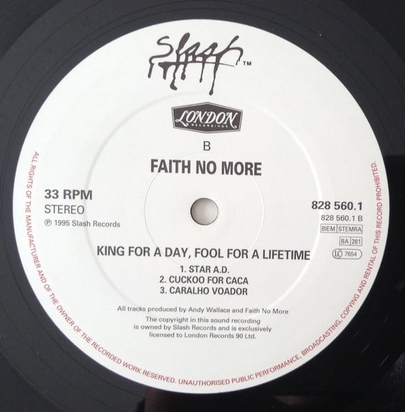 Faith No More King For Day Fool For A Lifetime Nuevo vinilo4