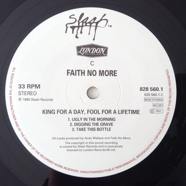 Faith No More King For Day Fool For A Lifetime Nuevo vinilo5