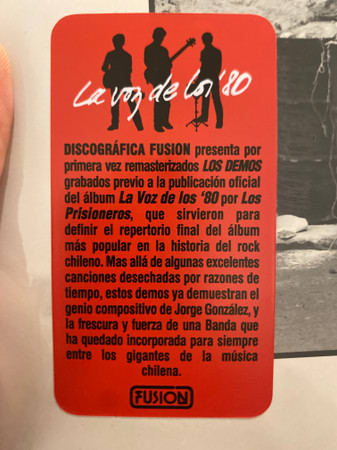 Los Prisionero La Voz De Los 80 Vinilo3