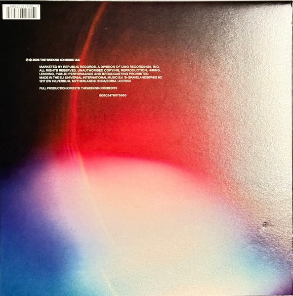 HURRY UP TOMORROW ORIGINAL MOTION  2LP Vinilo2