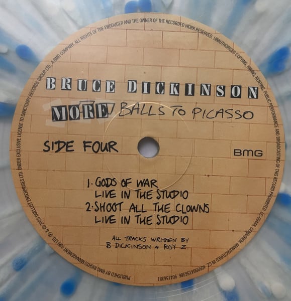 Bruce Dickinson More Balls To Picasso Vinilo6