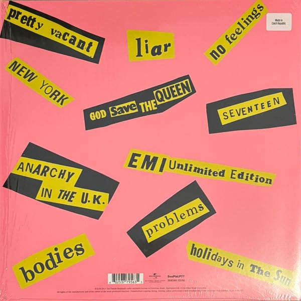 Sex Pistols Never Mind The Bollocks, Here's The Sex.. Vinilo1