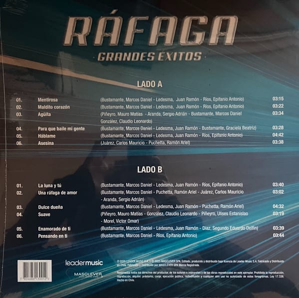 Rafaga GRANDES EXITOS Vinilo1