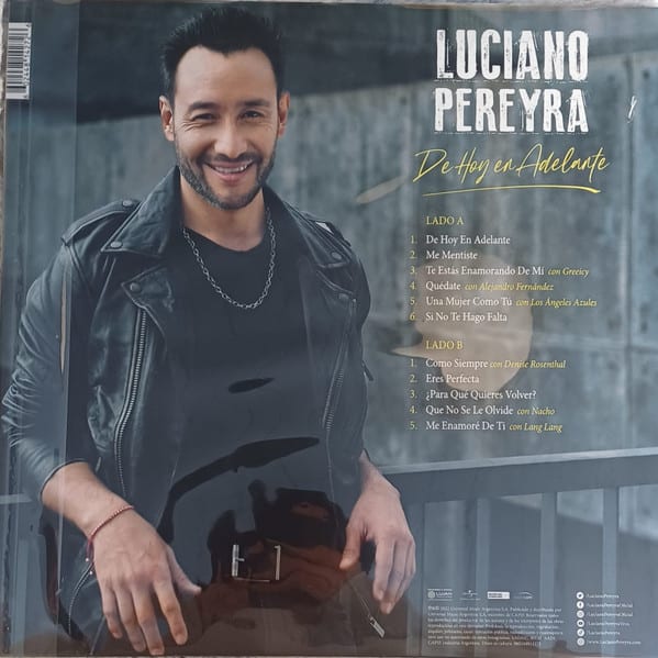 Luciano Pereyra De Hoy En Adelante Vinilo1