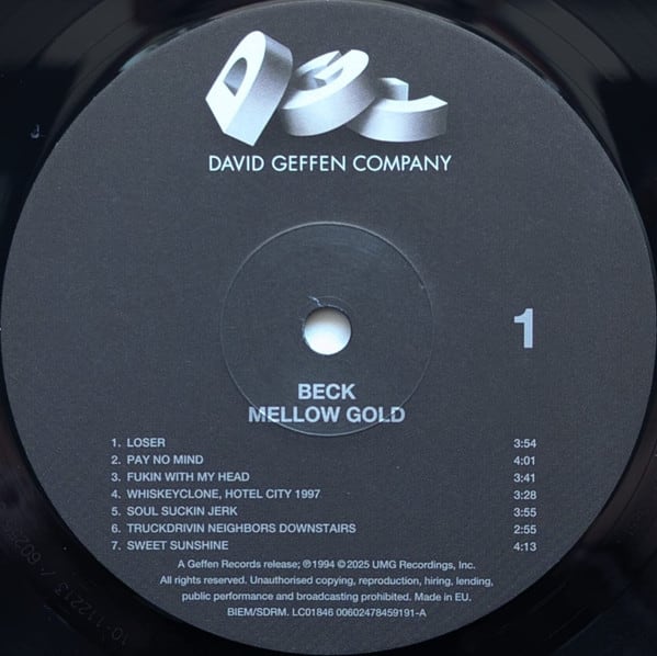 Mellow Gold - Beck () - Importado Vinilo3