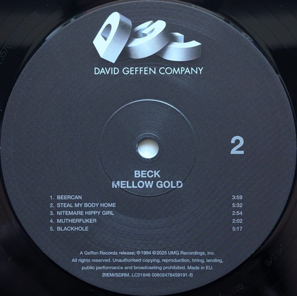 Mellow Gold - Beck () - Importado Vinilo4