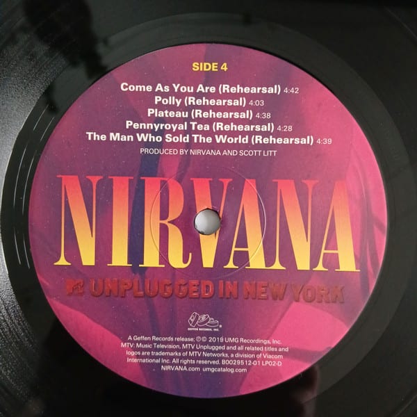 Nirvana Mtv Unplugged Doble 2 Lp Vinilo6