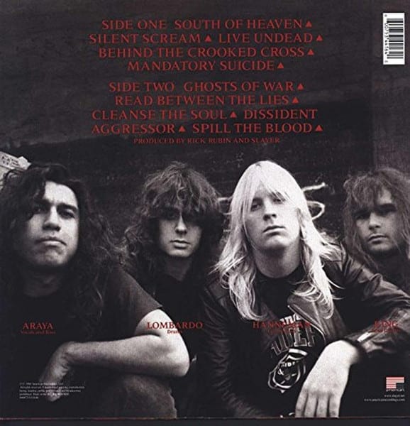 Slayer South Of Heaven Vinyl1