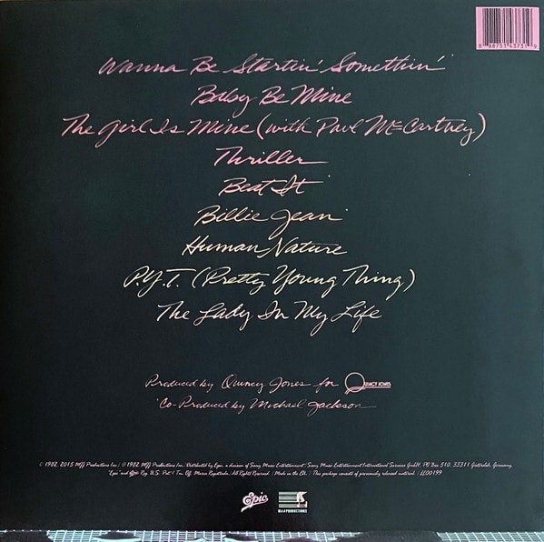 Michael Jackson Thriller Vinilo1