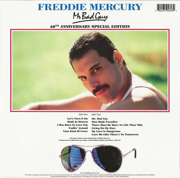 Freddie Mercury Mr. Bad Guy Vinilo3