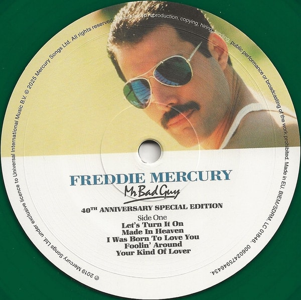 Freddie Mercury Mr. Bad Guy Vinilo4