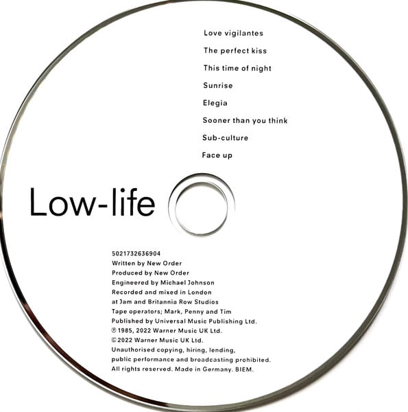 CD New Order Low-Life3