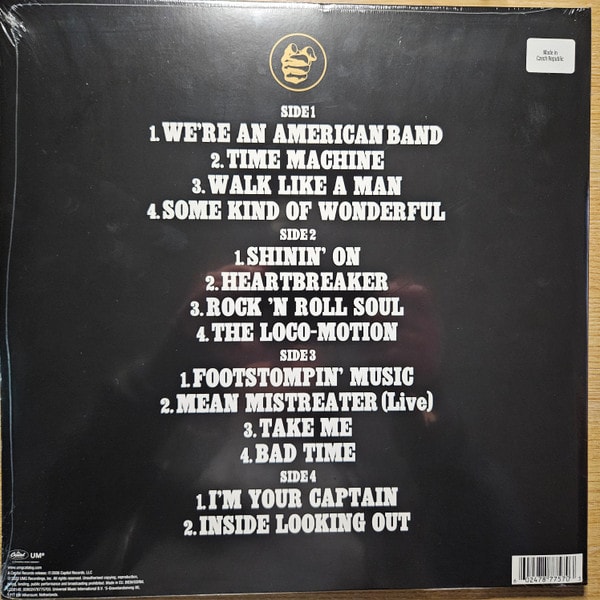 Grand Funk Railroad Greatest Hits Vinilo2